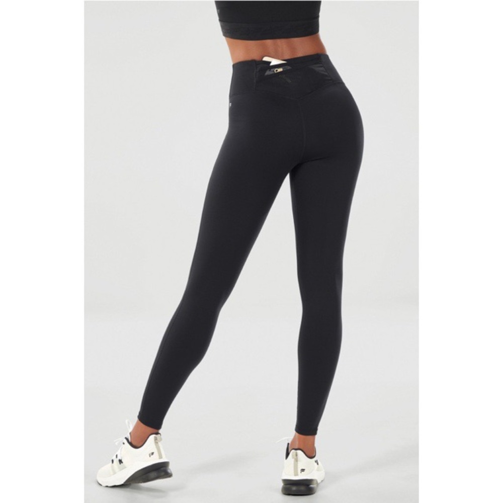 Fabletics Trinity High Waist Pocket Black Leggings